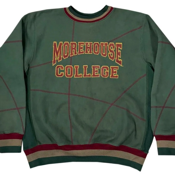 Vintage MT Spokane Knitting Mills Morehouse College Sweatshirt (Size XXL)